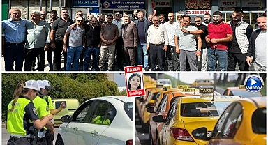 Erzurum'da taksiciler ayaklandı!