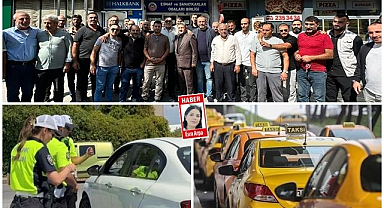 Erzurum'da taksiciler ayaklandı!