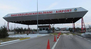 Erzurum Havalimanı ağustosta 100 bini aşkın yolcuya hizmet verdi