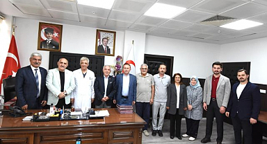 Erzurum Kent Konseyi’nden Başhekim Eroğlu’na ziyaret