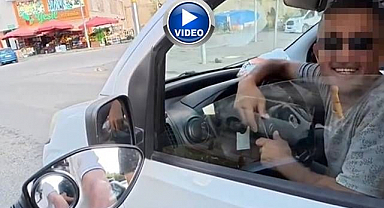 Erzurum trafiğinde gülümseten anlar!