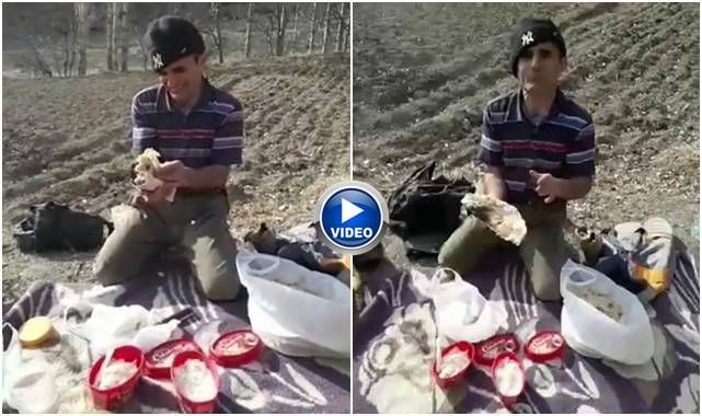Erzurumlu fenomen çoban yine gülümsetti!