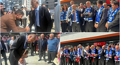 ETSO Başkan adayı Lütfü Yücelik, Seçim İrtibat Ofisi’ni törenle açtı