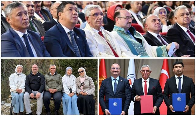 Hacımüftüoğlu Bişkek'te: İki üniversite arasında yeni iş birliği