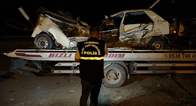 İkiye bölünen araçta can verdi!