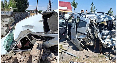 Kavşakta feci kaza