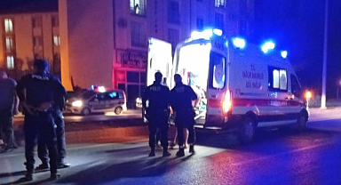 Kontrolden çıkan motosiklet devrildi! Sürücü hastaneye kaldırıldı