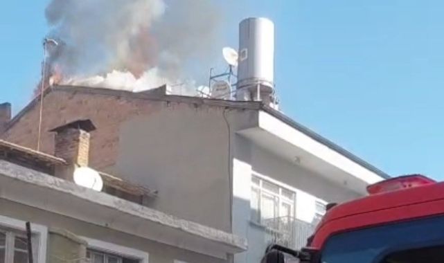 Korkutan yangına ekiplerden hızlı müdahale