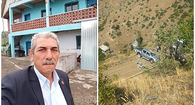 Köy yolunda feci kaza