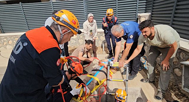 Kuyuya düşen vatandaş için ekipler seferber oldu