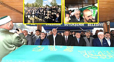 Milletvekili Öz'ün kardeşi dualarla uğurlandı