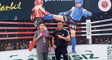 Muaythai Türkiye Şampiyonası'nda üçüncü oldu