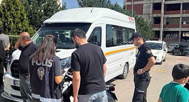 Okul çevreleri ve servis araçları denetlendi