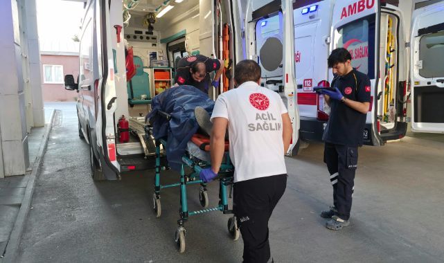 Otobüste dengesini kaybetti, hastanelik oldu