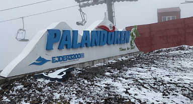 Palandöken’e ilk kar yağdı!