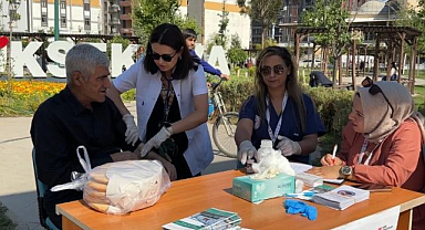 Parkta sağlık molası