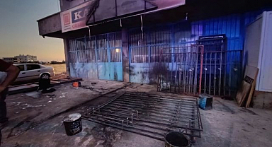 PVC atölyesinde korku dolu anlar! Yürekler ağza geldi