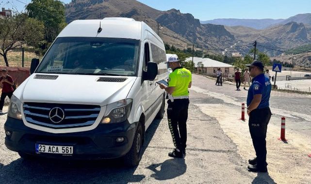 Servis araçlarında ve okul çevrelerinde denetim 