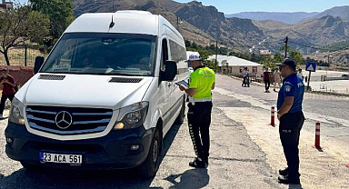 Servis araçlarında ve okul çevrelerinde denetim 