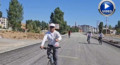 Tarihi mirasa dikkat çekmek için pedal çevirdiler