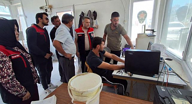 TMO alım ofisinde ürün kabulü sürüyor