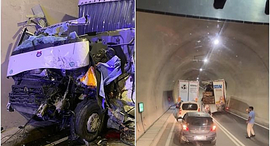 Tünel içinde zincirleme kaza: 1 ölü, 2 yaralı