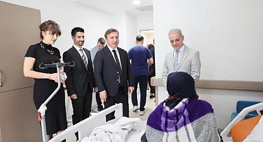Vali'den tedavi gören hastalara ziyaret 