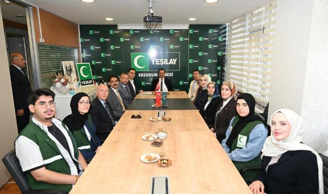 Yeşilay Erzurum Şubesi faaliyetlerde Türkiye 1’incisi 