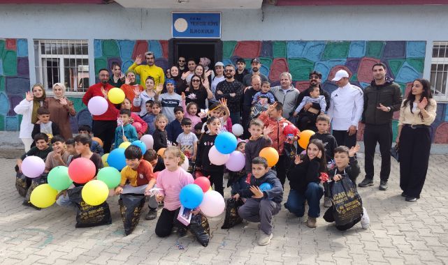 Doğaseverlerden köy öğrencilerine anlamlı buluşma