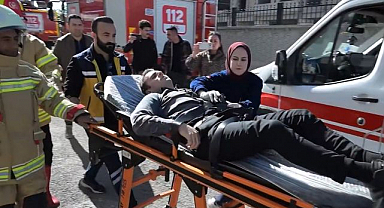 Emniyetten gerçeğini aratmayan yangın tatbikatı