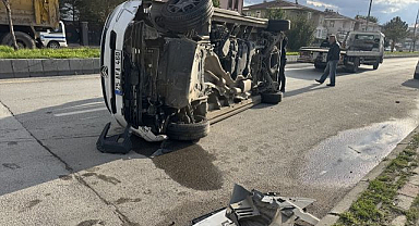 Erzurum'da feci kaza! 