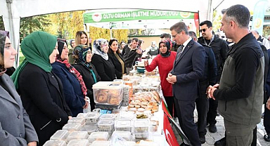 Erzurum'da Gazze için umut çarşısı kuruldu