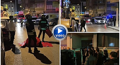 Erzurum'da hareketli saatler! Çatıya çıktı, ekipler alarma geçti