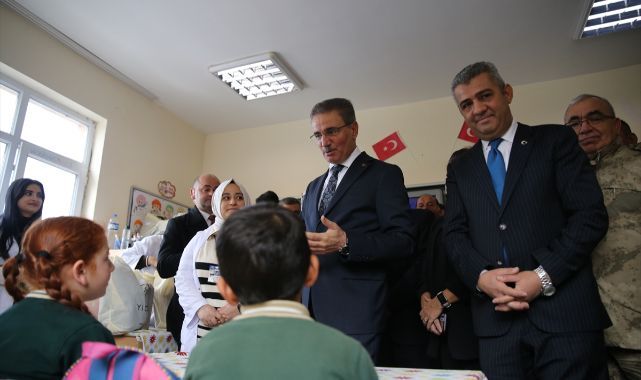 Erzurum'da kırsaldaki öğrencilere çifte mutluluk