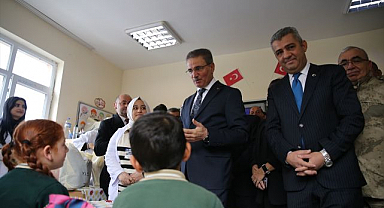 Erzurum'da kırsaldaki öğrencilere çifte mutluluk