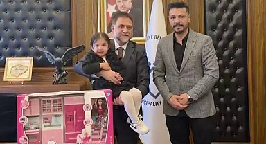Erzurum’da minik Asel’in sevgisi gönülleri ısıttı