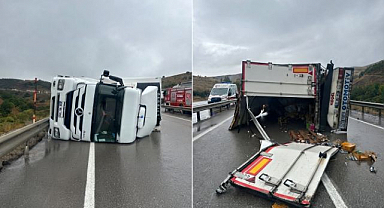 Erzurum'da yağış kazaları beraberinde getirdi!