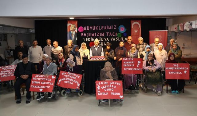 Erzurum'da yaşlı bireyler unutulmadı