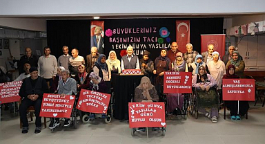 Erzurum'da yaşlı bireyler unutulmadı