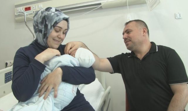Erzurum'dan tedavi için gitmişti! 17 günlük bebek sağlığına kavuştu