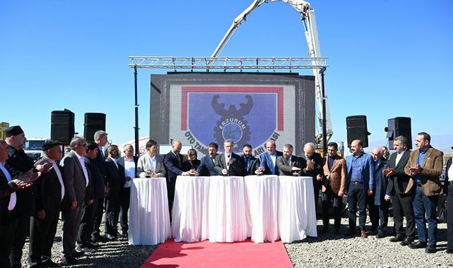 Erzurum Oto Tamir ve İmalatçıları Sanayi Sitesi'nin temeli atıldı