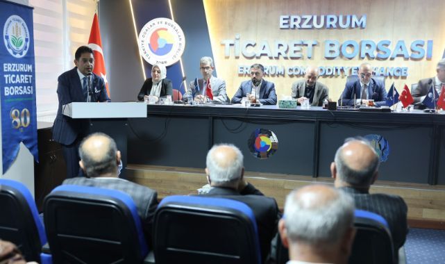 Erzurum Ticaret Borsası'nda yeni dönemin meclis divanı belli oldu