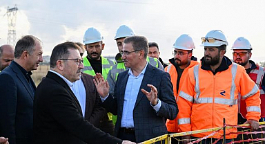 Erzurum'un yeni stadyumunu yerinde incelediler