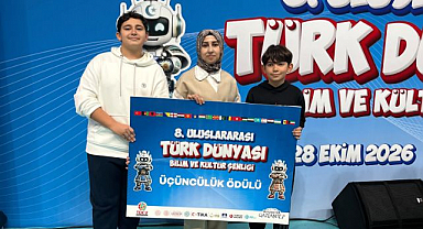 Erzurumlu öğrenciler dünya üçüncüsü oldu