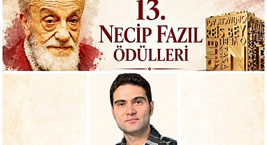 Erzurumlu yazar Onur Bayrak'a Necip Fazıl Ödülü