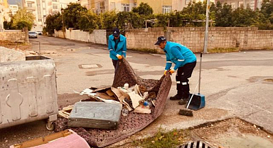 Her gün 240 ton çöp toplanıyor