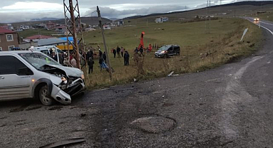 İki aracın kazasında 9 kişi yaralandı!