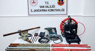 Kaçak kazıya suçüstü!