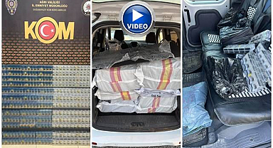 Kaçakçılara büyük darbe: Binlerce paket ele geçirildi