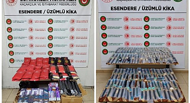 Kaçakçılara geçit yok! 1,5 milyon TL’lik kaçak eşya ele geçirildi